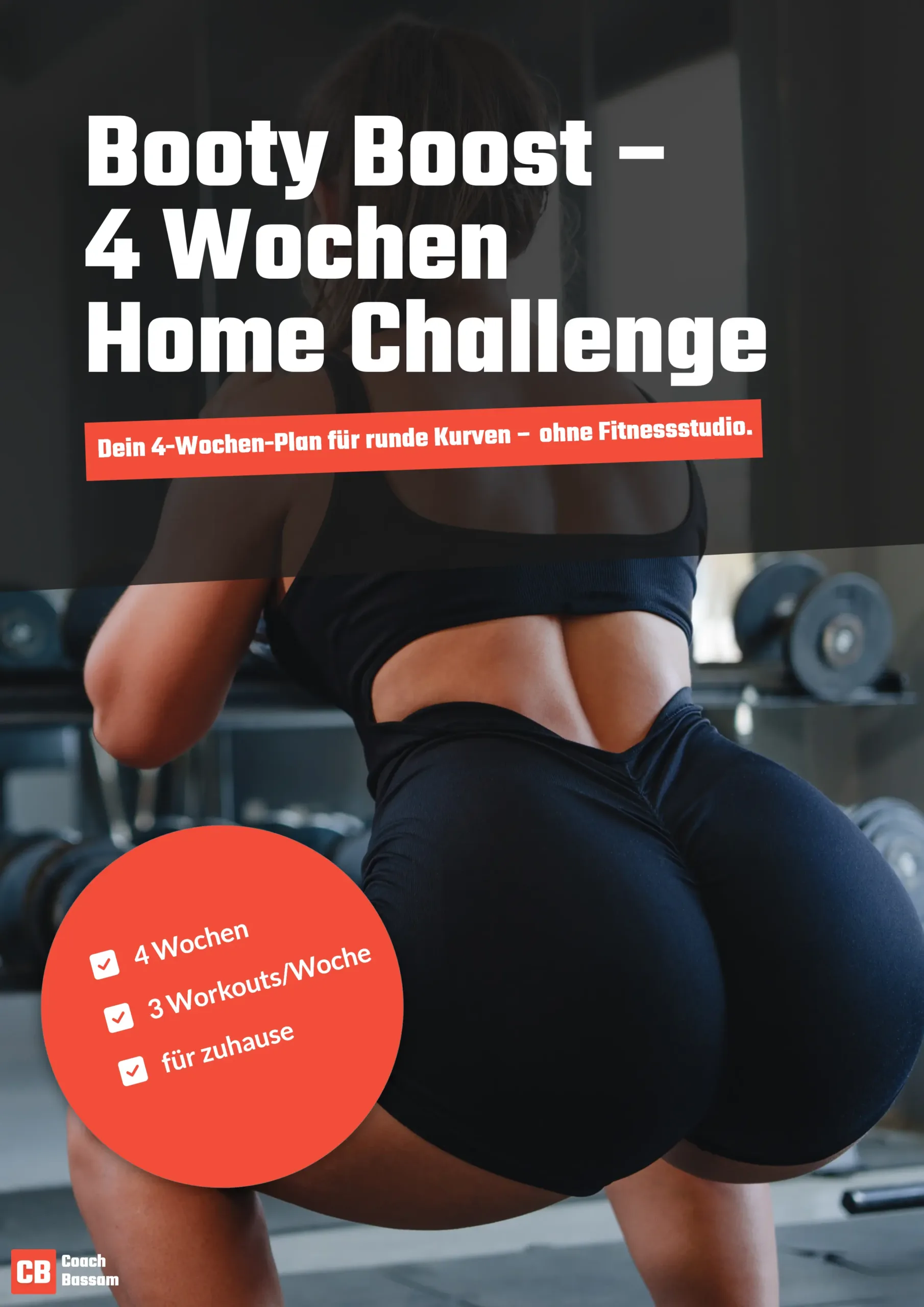 Booty Boost – 4 Wochen Home Challenge Coach Bassam